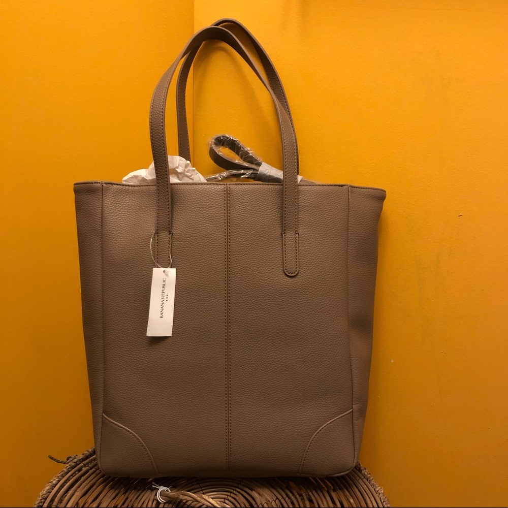 Banana Republic Vegan Leather Mini Tote